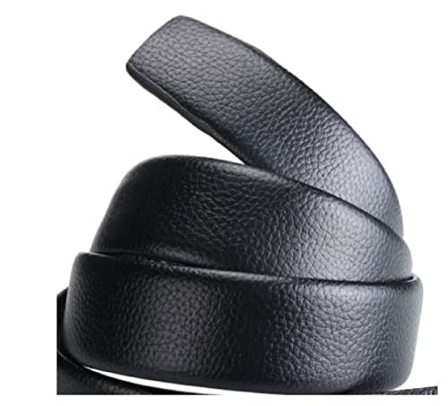 Image of Zacharias Men's Faux Leather Belt Automatic R Buckle ASG-18 (Black;Free Size)