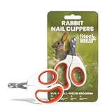 Steel & Cedar™ Rabbit Nail Clippers – Safe, Gentle Pet Nail Trimmer for Rabbits, Bunnies, Guinea Pigs, Ferrets & Small Animals – Stainless Steel Blades, Non-Slip Grip, Easy at-Home Grooming