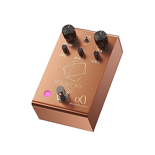 Jackson Audio Golden Boy Mini Rose Gold LTD – Pédale Overdrive - Les Beatles, Paul McCartney, John Lennon, RIngo Starr, George Harrison Jackson Audio Golden Boy Mini Rose Gold LTD - Pédale Overdrive – Image 3