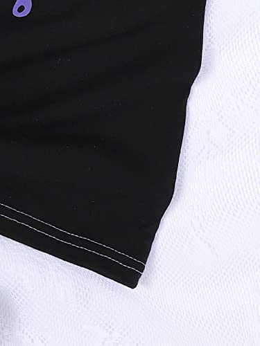 SOLY HUX Girl's Color Block Butterfly Print Tee Short Sleeve Summer T Shirt Tops4