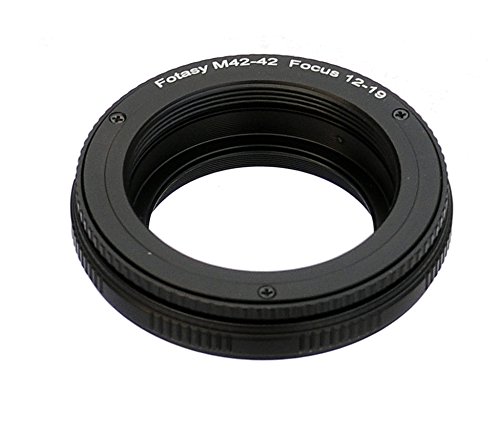 Fotasy 12-19mm Macro Helicoid Adapter, 42mm Focusing Helicoid Extention Tube, 7mm Max Movement, Fits M42 Screw Mount Lens