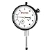 Starrett 25 Series Dial Indicator with Plain Bearings and Lug-On-Center Back - White Face, 0-1.000" Range, 0-100 Dial Reading, .001" Graduations - 25-441P