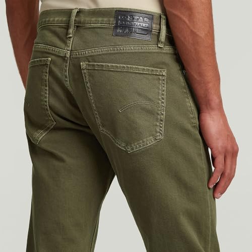 G-Star Herren Mosa Straight Jeans Jeans, Braun (Wren Gd D23692-d552-h159), 31W / 32L – Ansicht 5