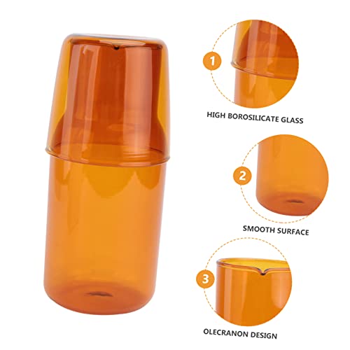 Set de vaso y tetera de vidrio transparente LABRIMP miniatura 7