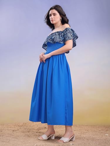 Image of PURVAJA Women's Cotton Dress(Floe-231-235)