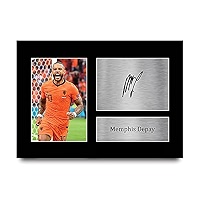 Memphis Depay gesigneerd Nederland foto - ingelijst - De Hand Van Maradona