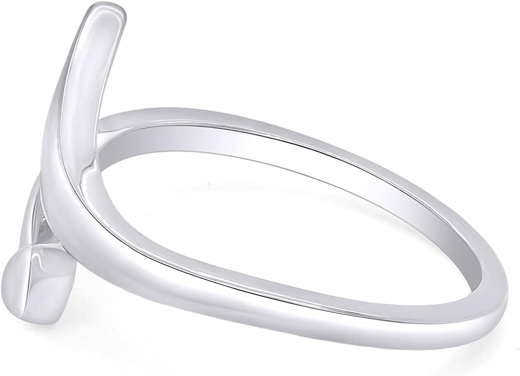 AFFY Heart with Angel Wings Adjustable Ring 14k Gold Over Sterling Silver