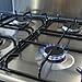 Upgraded Gas Stove Burner Cap Set - 4Piece Metal Cooker Hat Replacement Kit, For SABAF Stoves, Includes 1 Large, 2 Middle, and 1 Small Cap(Flat)