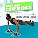 Elite Sportz Push Up Bars - You Will Feel Less Wrist Pain Than When Doing Normal Pushups. Very Sturdy and Won’t Slide Around