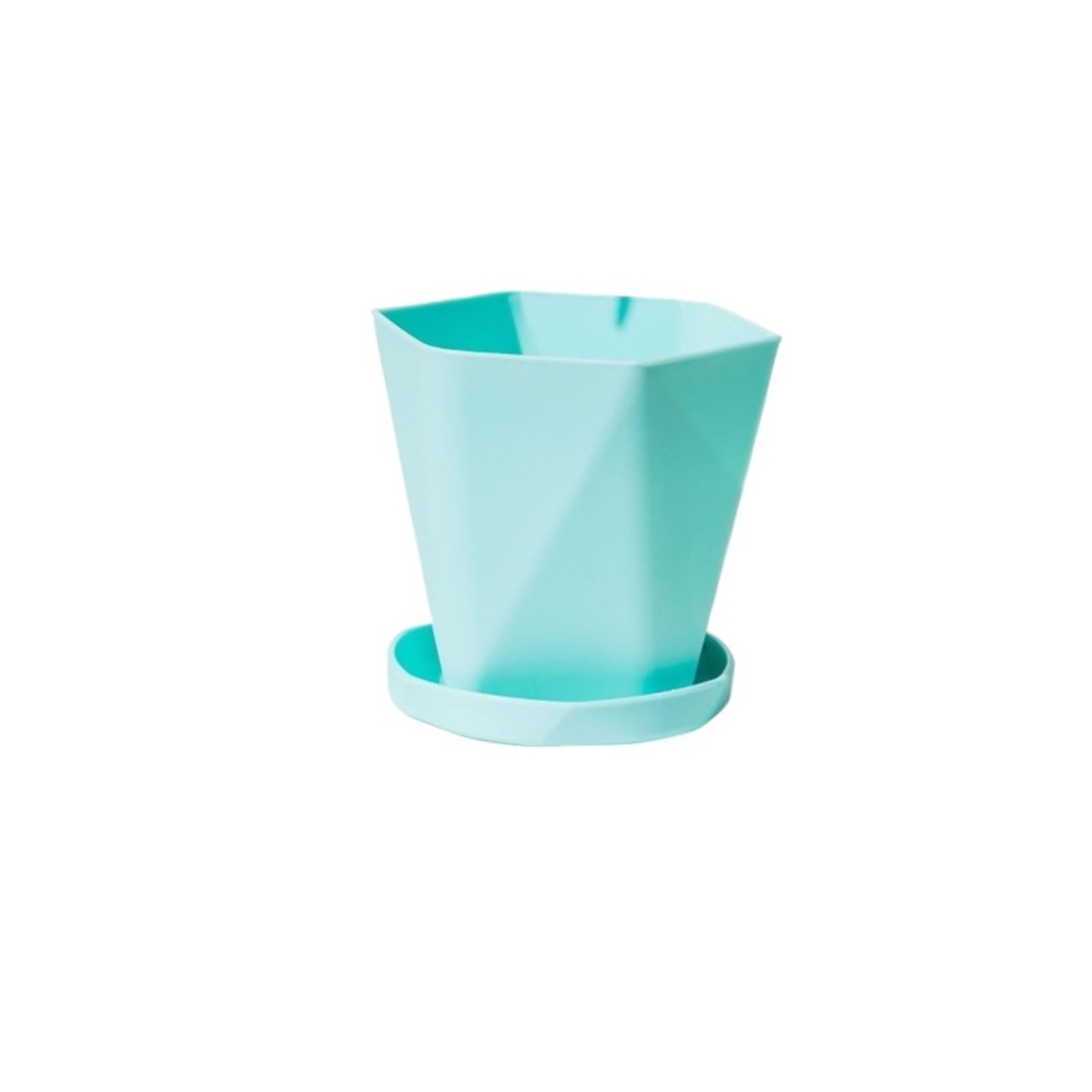 Lkvent Plastic Plant Pots with Trays Small Modern plant pots