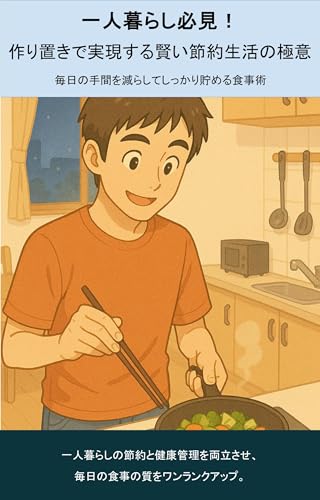 一人暮らし必見！作り置きで実現する賢い節約生活の極意: 毎日の手間を減らしてしっかり貯める食事術