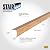 M-D Building Products 32009 1-1/8 in. X 1-1/8 in. X 36 in. Oak Aluminum Metal Decor® Stair Edging w/Screw Nails