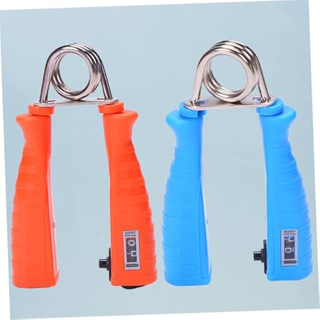 BESPORTBLE 2Pcs Hand Gripper Arm Wrist Exerciser Fitness Grip Strength Trainer with Handle for Gym and Daily Forearm Strengthening Random Color