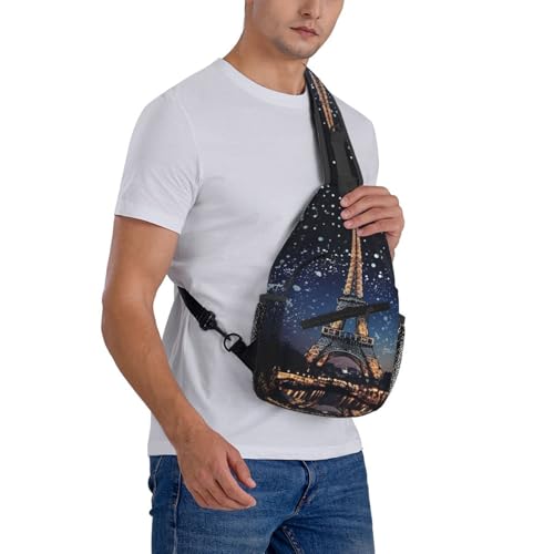 Mochila tipo sling negra para uso urbano miniatura 7