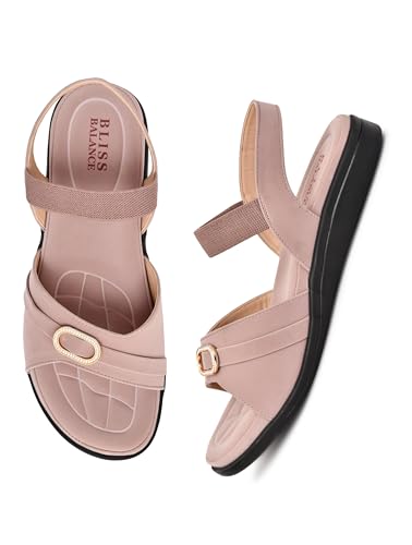 BLISS BALANCE Extra Soft Memory Foam Doctor Sandal Purple - Image 2
