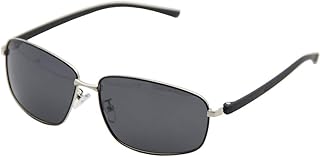 OGOBVCK Klassische Retro Herren Pilotenbrille Sonnenbrille Ultraleichte Rechteckig Rahmen Unisex Uv Schutz 400 für Fahren ...