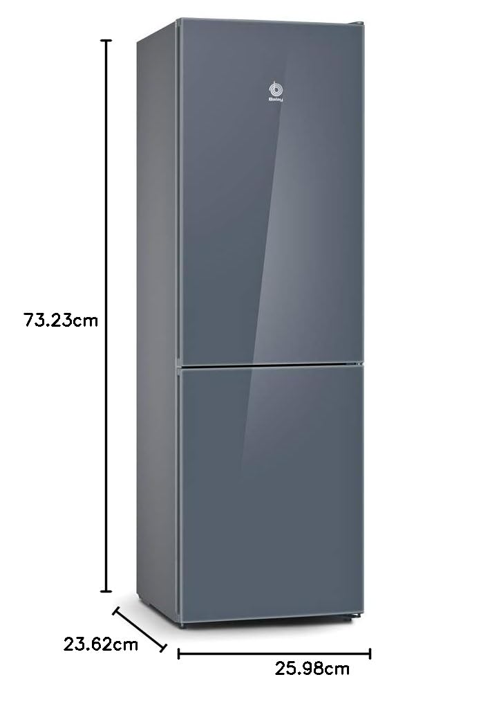 Balay 3KFE565GI Frigorífico combi, Gris antracita