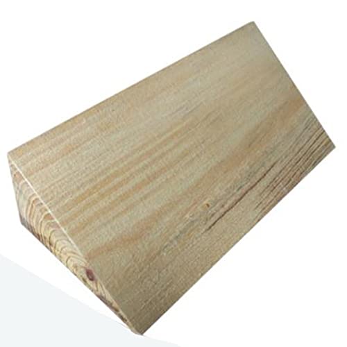 Rampa de Madera Maciza 10x30x6 cm, Superficie Antideslizante