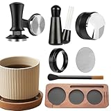 Compagnon de brassage efficace : conçu pour les amateurs d'espresso, l'ensemble de doseur à café combine un doseur, un distributeur, un tamis et bien plus encore pour rationaliser le processus de bourrage, garantissant une distribution uniforme du marc de café tout en minimisant les déversements lors des rituels quotidiens d'espresso.