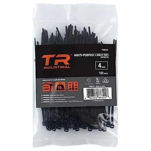 TR Industrial 4-Inch UV Resistant Cable Ties Cover