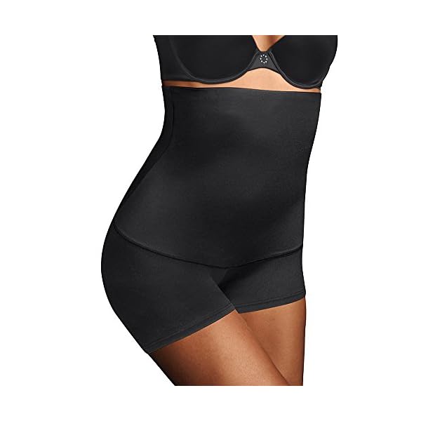 Maidenform Women's Firm Control High-Waist Moisture-Wicking Shapewear Boyshorts