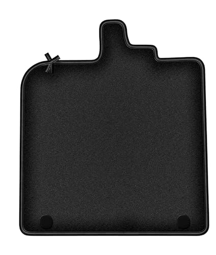 Tapis conducteur Smart ForTwo II hayon 2007-2014 sur mesure tapis de sol caoutchouc noir