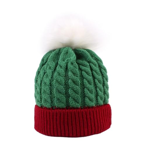 YIZITU Boné de pai Natal para bebé, feito à mão, quente, para festas de Natal e fotografia, de 0 a 3 anos