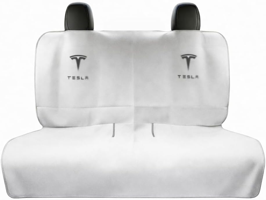 Upgraded Compatible with Tesla Seat Covers for Model 3/Y/X/S - Sweat-Resistant Towel Seat Cover for Kids, Pets and Dog Tesla Seat Protect Accessories