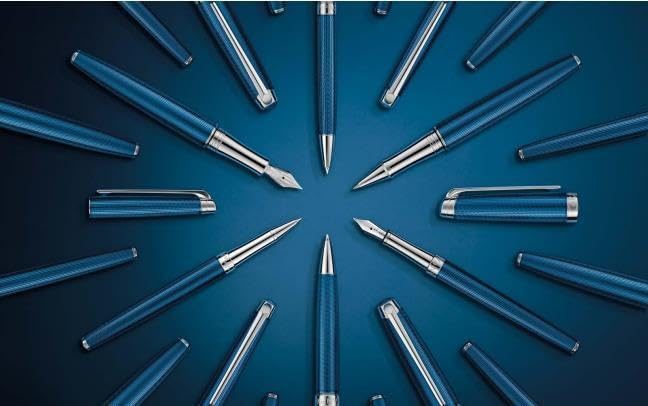 Caran dAche Leman Slim Grand 4771 168 Rollerball Pen Blue — view 6