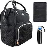 TOLLES DESIGN: 2 wärmeisolierte Flaschentaschen und 1 elastische Tasche für Löffel und Gabel (Inhalt ist nicht im Angebot enthalten) Die isolierten Flaschentaschen sind für jede Art von Flaschengrößen geeignet. Verstellbare gepolsterte Tragegurte, oberer Tragegriff und Metallreißverschlüsse. Dieser praktische Rucksack ist leicht am Kinderwagen durch angebrachte Ringe zu befestigen und man kann ihn ebenfalls durch eine Schlaufe an einem Trolley anhängen.