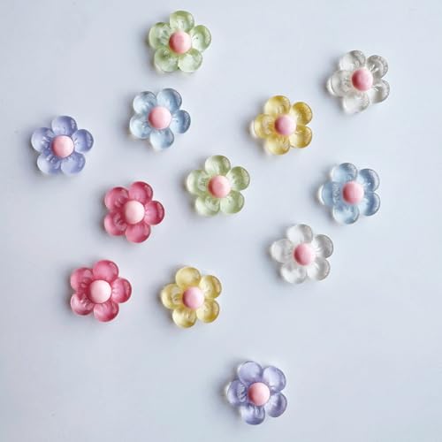 12 imanes decorativos florales para refrigerador miniatura 6