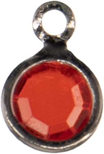 Miniatura 6 de Craft County Dijes colgantes de piedra natal para hacer joyas, pulseras y collares, disponibles en paquete individual, 5, 10 y 20 unidades