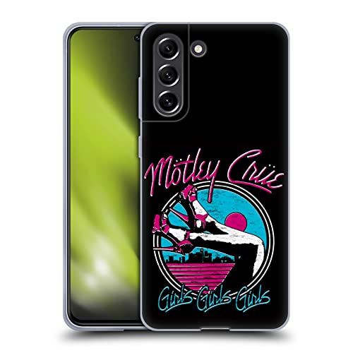 Funda de gel Samsung S21 FE 5G Motley Crue diseño Girl Shoes protección flexible de silicona