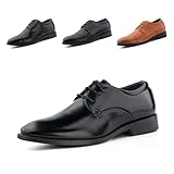 Antidérapant : cette chaussure Oxford pour homme est dotée d'une semelle extérieure en caoutchouc, douce et absorbant les chocs, et offre une excellente stabilité, flexibilité et antidérapante, vous donnant confiance à chaque pas.
