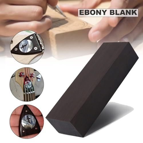 Ebenholzrohling, stilvolles Ebenholzholz für Musikinstrumente