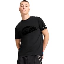PUMA Men's BMW M Motorsport Essential Graphic Crew Neck Short Sleeve Casual Top