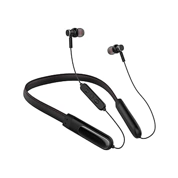 Dvaio Power Series Bluetooth 5.0 Wireless Headphones with HD Stereo Sound, 150Hrs Playtime, Lightweight Ergonomic, Sweat-Resistant Magnetic Earbuds, Voice Assistant & Mic (PowerXtreme Black)