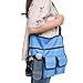 JULYKAI Sac de Rangement pour Taekwondo, Sac Durable, Sac de Plage en Tissu Oxford, Rabat extérieur pour la Poche pour téléphone Portable(Blue)