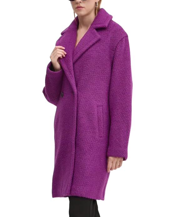 Desigual Abrigo Para Mujer Woman Woven Overcoat Mujer