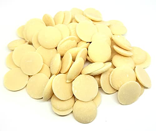 430g White Belgian Chocolate Buttons - perfect for cooking