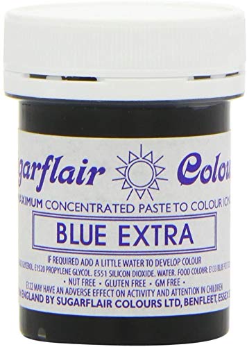 Sugarflair 2 X Pasta Concentrada Máximo Azul Extra