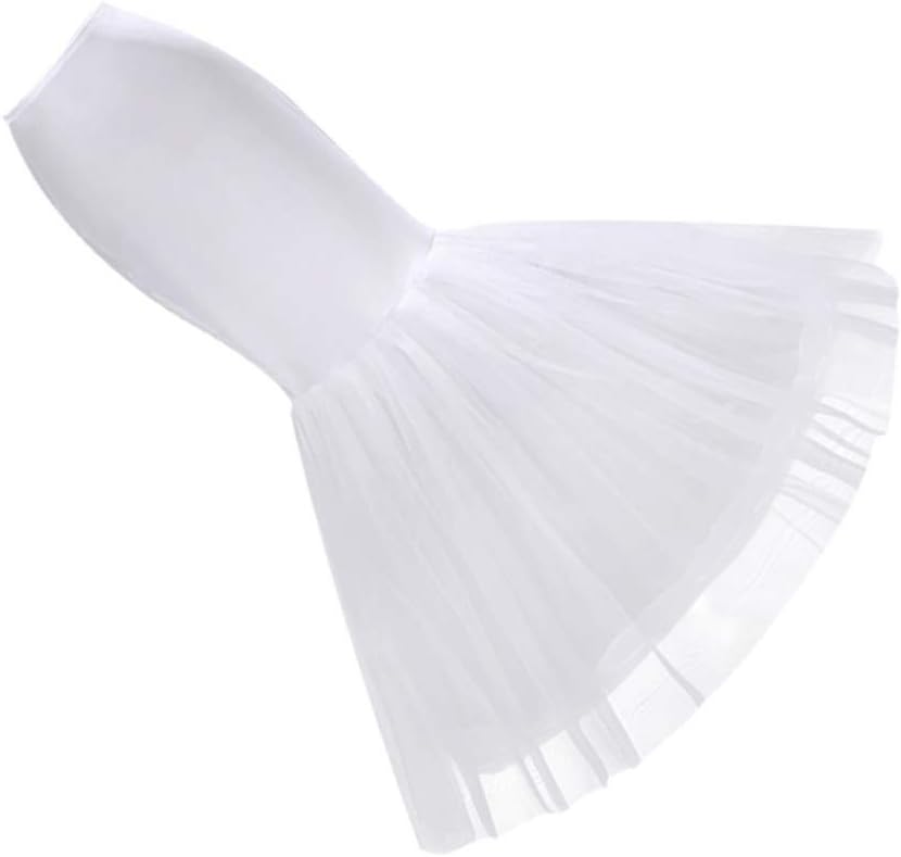 Bride mermaid petticoat crinoline Petticoat Skirt Fishtail Trumpet White Slip Underskirt for mermaid trumpet Party hoop skirt crinoline Length 35" - Image 5