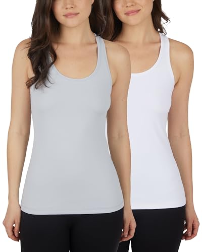 Image of Yogalicious Womens Lightweight Tank Top Soft Racerback Workout Yoga Sleeveless Quick Dry Top