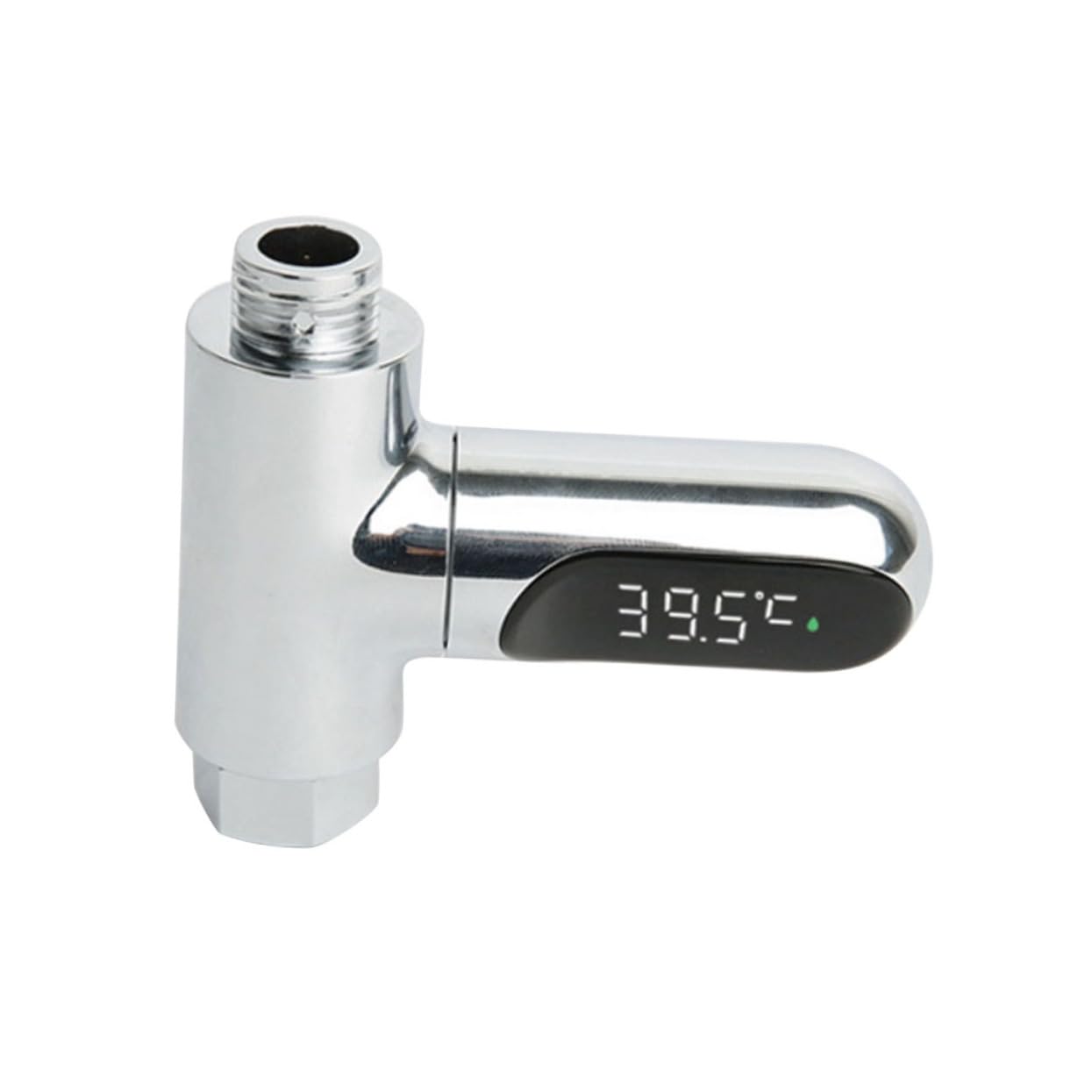 LIFKOME LED Duschthermometer mit LED Anzeige für Digitaler Wasserthermometer zur Temperaturüberwachung Messbereich Rotierbar Energieautark Sicher und Präzise
