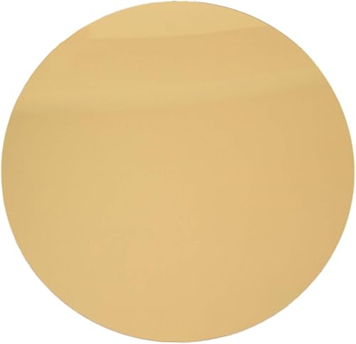 Miniatura 7 de Efavormart - Paquete de 10 cargadores de plástico con espejo dorado para colocar la mesa, 13 pulgadas, ligeros, redondos, decorativos, para platos