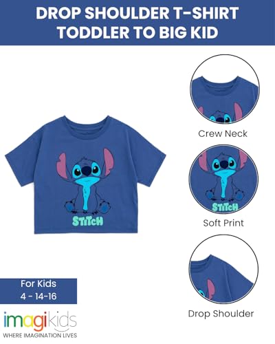 Image of Disney Lilo & Stitch Girls T-Shirt Toddler to Big Kid Sizes