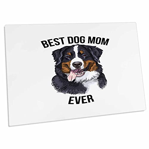 3dRose Best Bernese Mountain Dog Mom Ever - Desk Pad