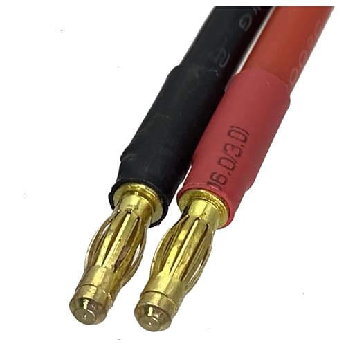 Cable EC5 a banana de 4 mm para carga de baterías RC en pistas 4