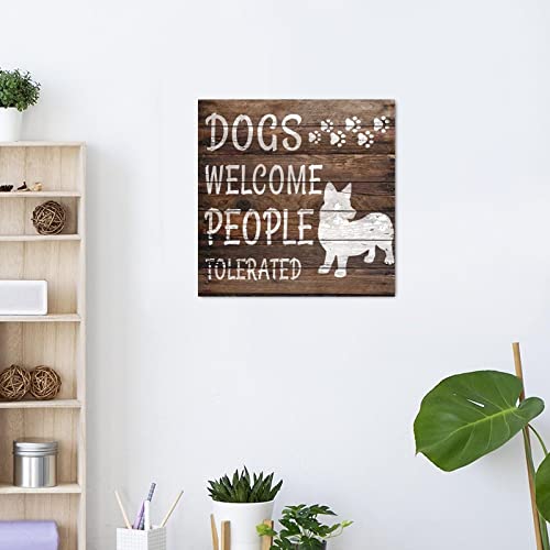 Panneau en bois Welcome contre les decos ennuyeuses : eclairage mural original