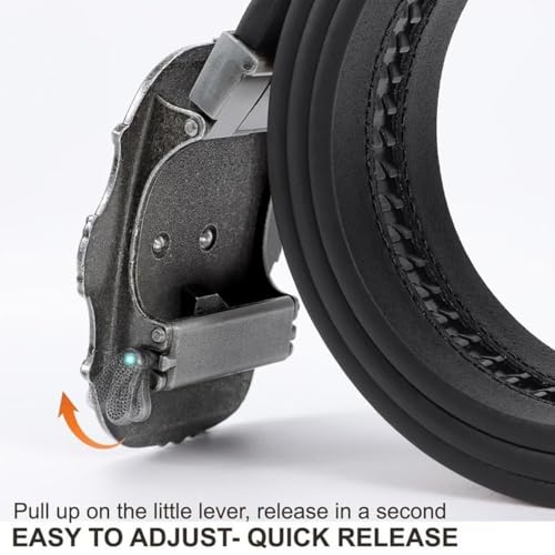 Adjustable Ratchet Western Belt with Western Buckle Mens Vintage Cowboy Leather Casual Printing Belt Christmas Gift2